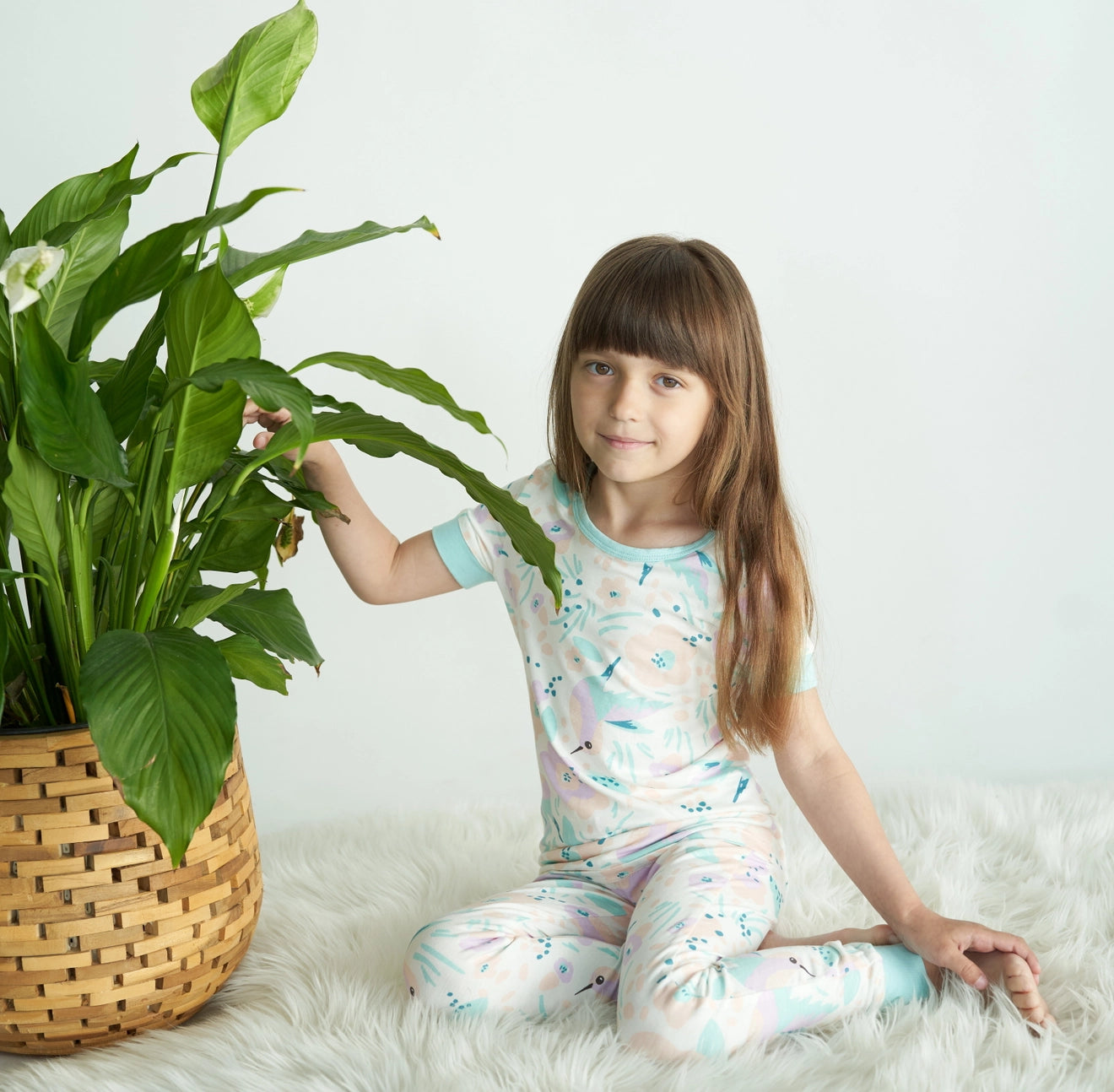 Hummingbird Garden Pajama Set