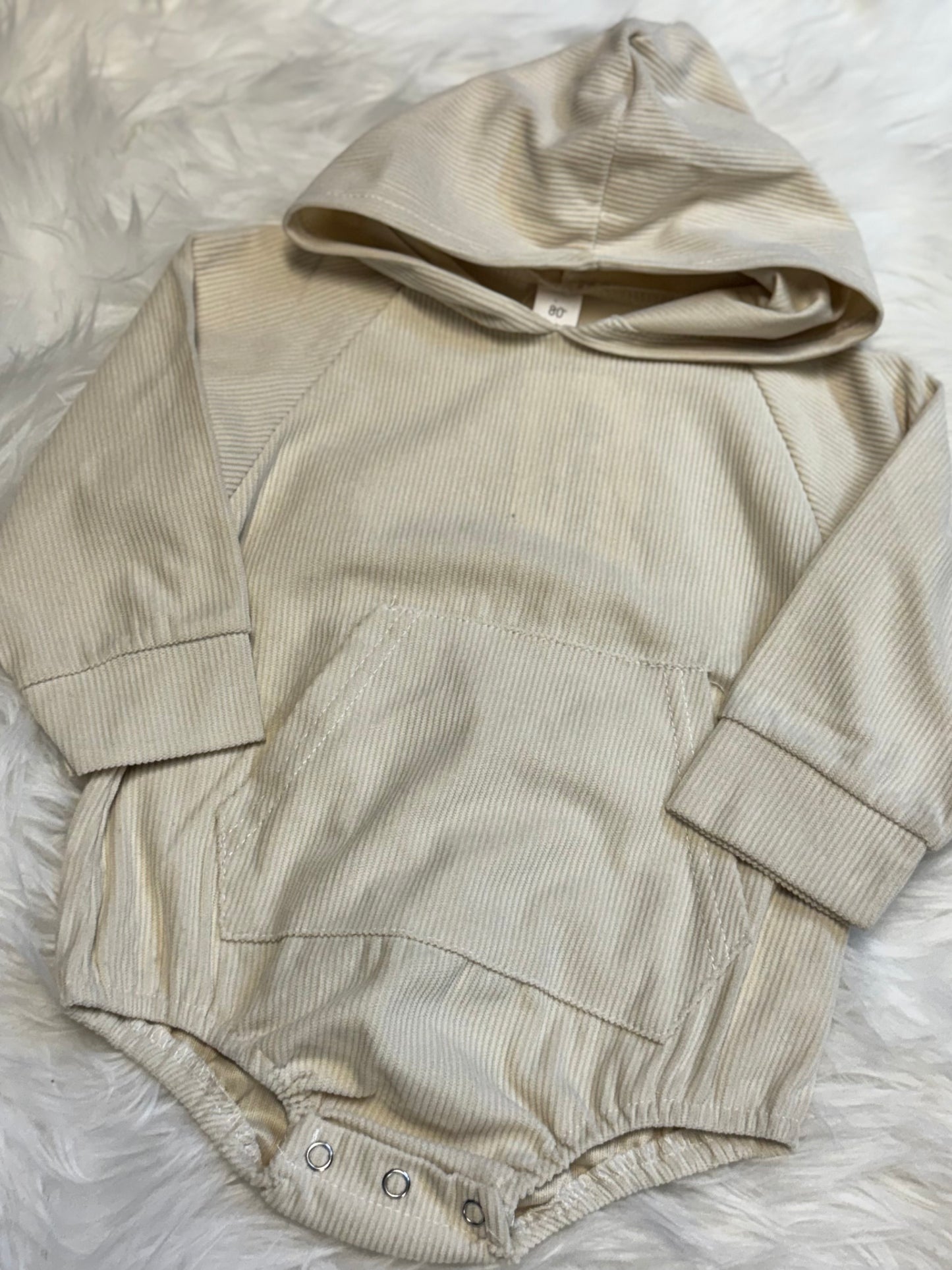 Cozy Cub Hoodie Romper