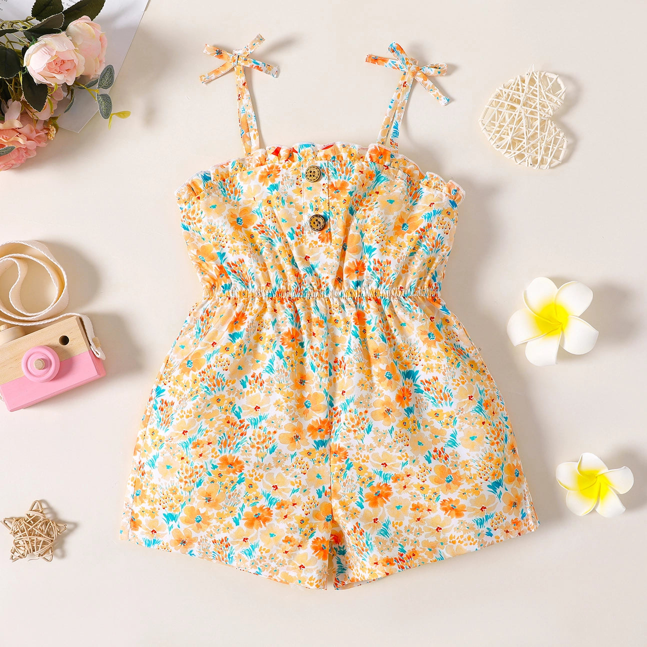 Sunny Blossom Romper