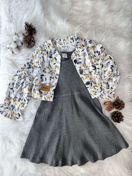 Floral Jacket and Dress