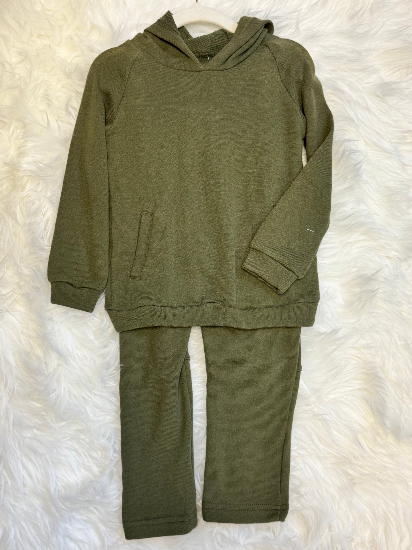 Olive Everyday Hoodie Set