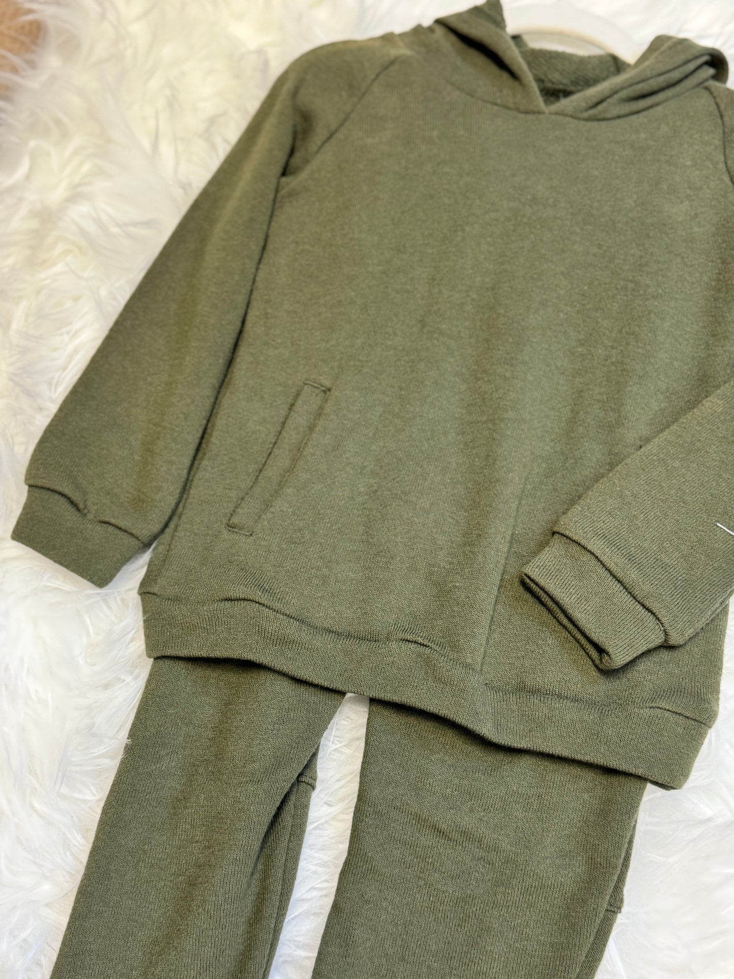 Olive Everyday Hoodie Set