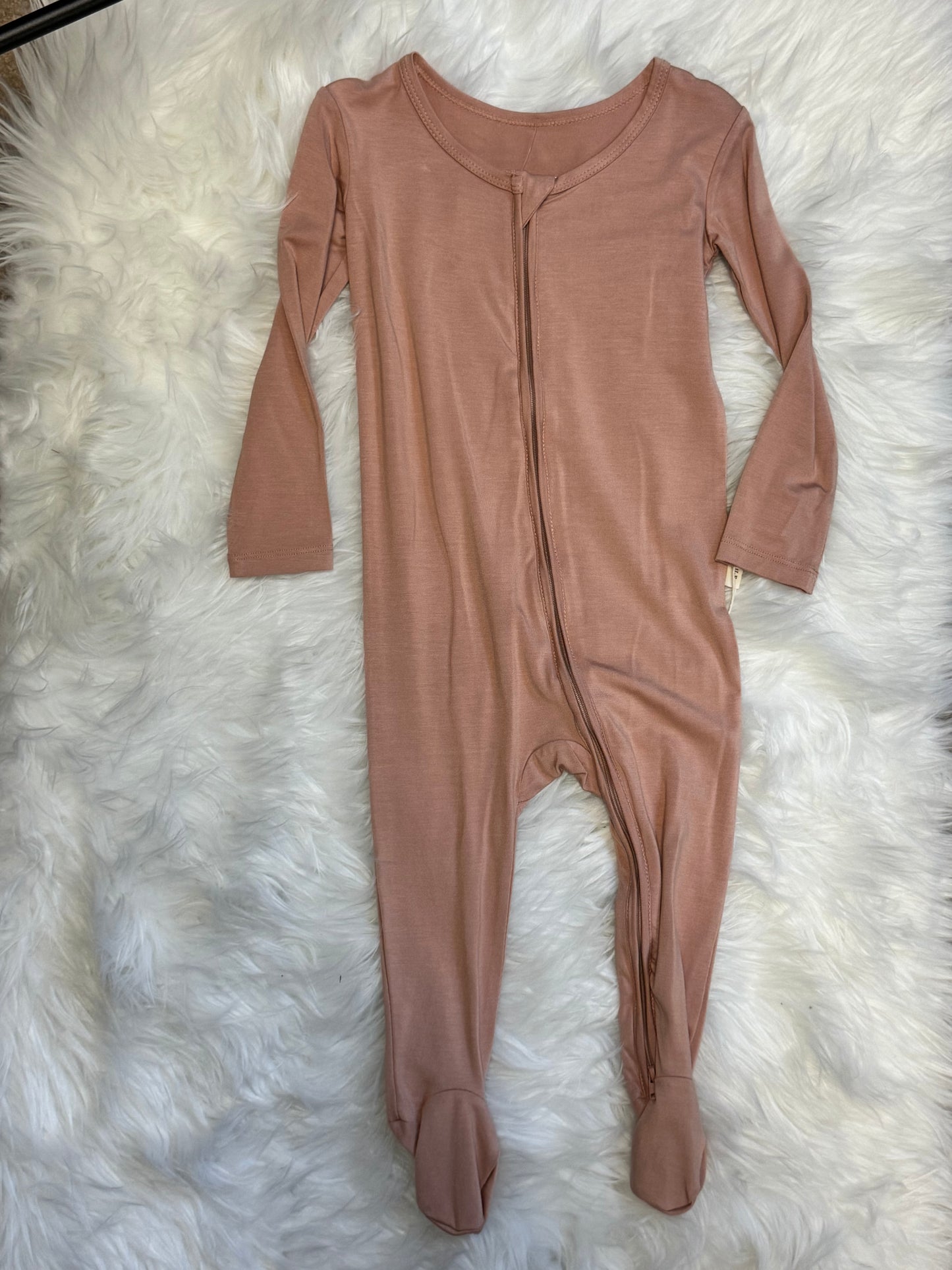 Blush Bamboo Zip Sleeper