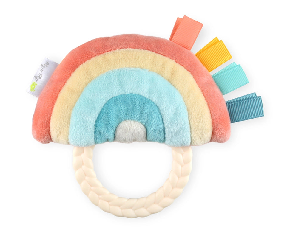Ritzy Rattle Pal with Teether - Rainbow