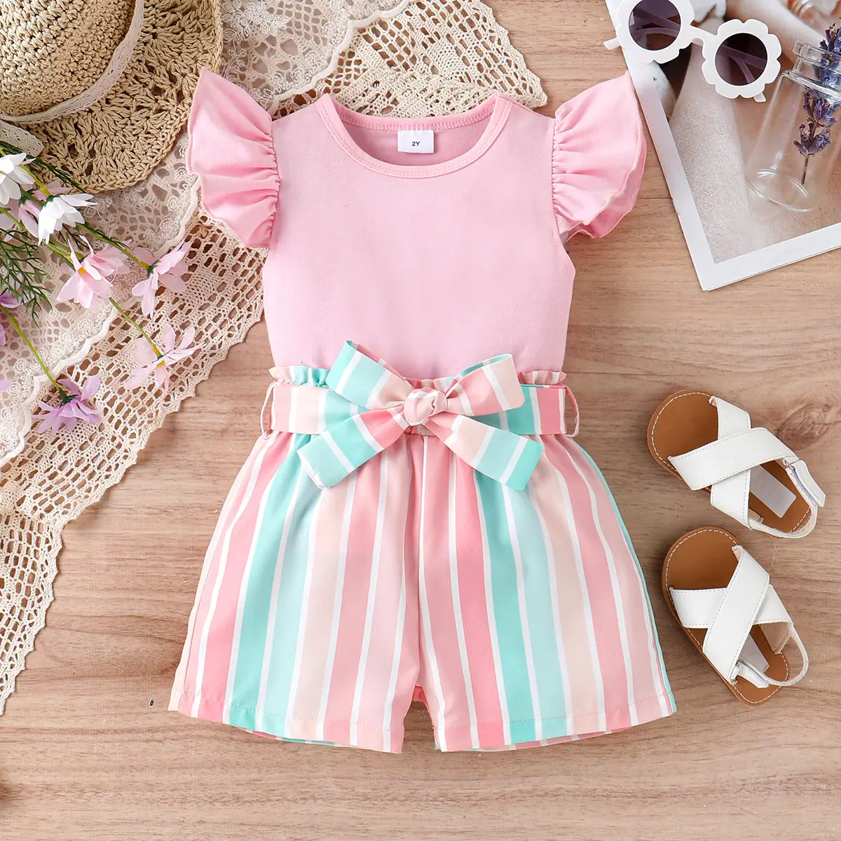 Cotton Candy Stripe Set