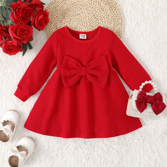 Red Radiance Bow Dress