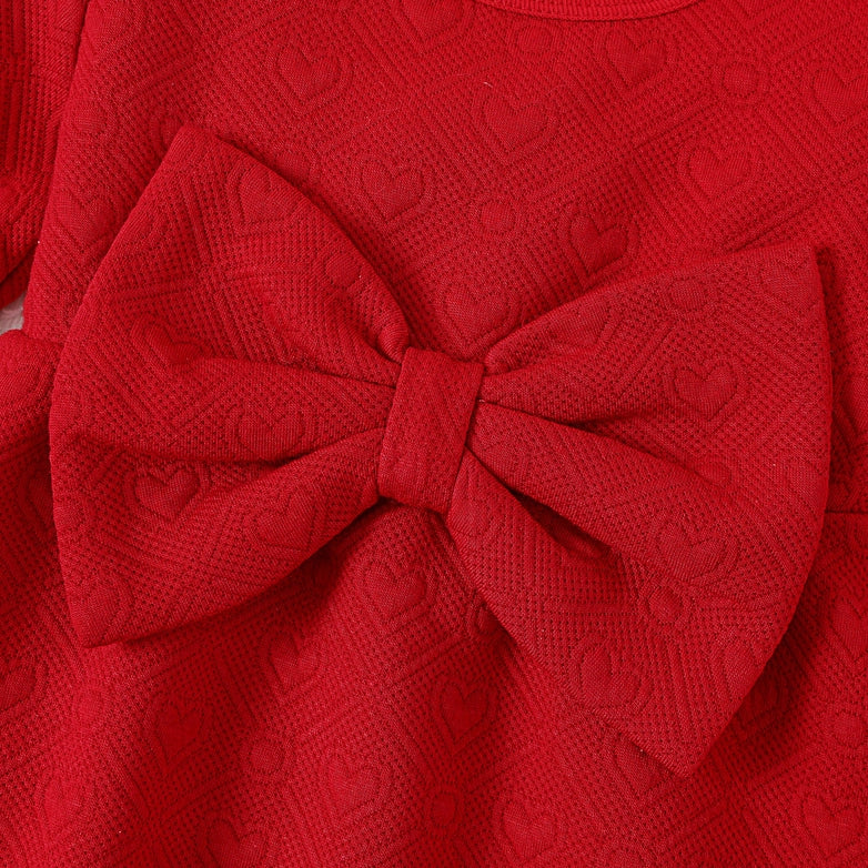 Red Radiance Bow Dress